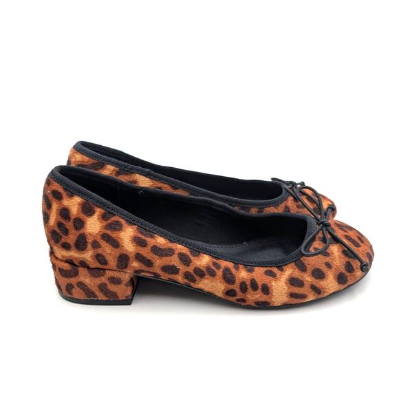 Steve Madden Cherish Leopard Genuine Calf Hair Pump Women's Brown Sz US5.5M EU36 - Picture 3 of 11